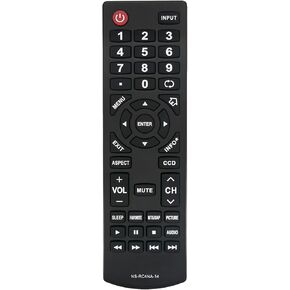 Universal Remote Control NS-RC4NA-14 Replacement for Insignia TV Remote for All Insignia LCD LED Plasma TVs, No Programming Required(Not fit for fire TV)