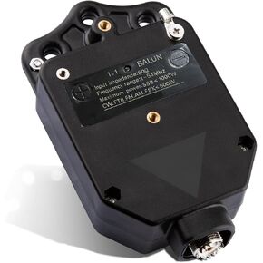 End Fed Antenna 1:1 1000W Shortwave Radio Balun Antenna, 1-54MHz CW FT8 FM AM FSK End Fed Half Wave Antenn 4 Band 8 Band for Outdoor