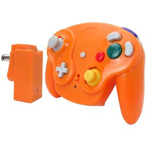 USonline911 Wireless Gamepad Controller Joystick Compatible for Nintend Gamecube, Comfortable Grip (Silver)