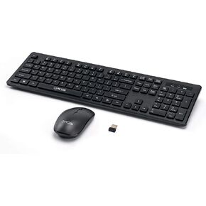 Wireless Mouse and Keyboard Combo,CHONCHOW 2.4Ghz USB Computer Wireless Keyboard and 1600 DPI Adjustable Mouse for PC Mac Laptop Desktop