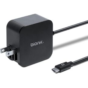 Bionik Rapid Charger for Nintendo: 45W AC Adapter, 6ft Cable, Switch/Switch Lite/Pro Controller