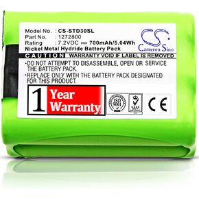 7.2V 700mAh Transmitter Battery Replacement for Tri-Tronics Classic 70 G3, Field 90 G3, Flyway G3, Upland SP G3, Trashbreaker G3, Handheld Transmitters Replacement Tri-Tronics 1272800, 1281100 Rev.B