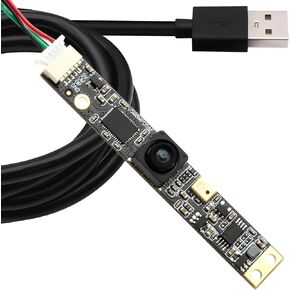 SVPRO 8MP USB Camera Module with Microphone, 102 Degree Wide Angle Laser Engraver Camera for Lightburn, Fixed Focus 4K UVC Webcam Board for Computer,Raspberry Pi