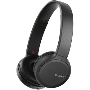 سماعات Sony WH-CH510 اللاسلكية مع ميكروفون ، عمر بطارية 35 ساعة مع شحن سريع ، نمط على الأذن ، مكالمة خالية من اليدين ، مساعد صوت-أسود