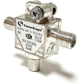 1 Piece COMMSCOPE SV-DC6G T-Type 6db COAXIAL DIGITAL TAP 5-1002Mhz DIRECTIONAL COUPLER