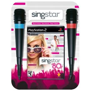 حزمة Singstar 80 (تشمل 2 ميكروفونات) - PlayStation 2 (متجدد)