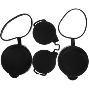 NUOBESTY 3Pcs Rubber Eyepiece Lens Covers for Binoculars Objective Lens Protection for Watching and Hiking Design Quick Installation Durable Material