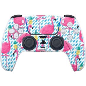 Skinit Decal Gaming Skin Compatible with PS5 Controller - Officially Licensed Bouffants and Broken Hearts Sunflowers Design