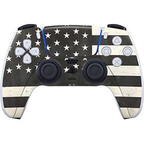 Skinit Skinit Gaming Gaming Skin متوافق مع وحدة التحكم PS5 - تصميم نجوم Flag USA