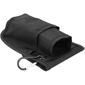 GLOGLOW Portable Waist Bag Pouch for Monopod Tripod, Fasten Support, Temporary Storage for Climbing, Black
