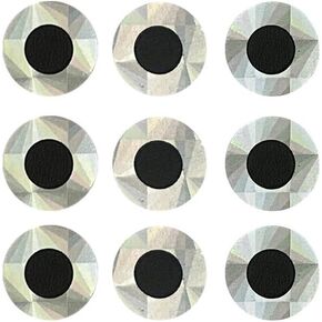 558 pcs Flat Fishing Lure Eyes 2D Artificial Fish Eyes Sticker for Slow Jigging Metal Jig Lure 4mm-8mm Fly Tying Material