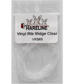 Hareline Vinyl Rib Midge Clear