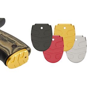 NDZ Performance Magazine Base Plate for Sig P320 & P250 9mm .40 .357, Textured Anodized Aluminum with Aspis Cut Design, Made in USA - Choose Color & Pack Size