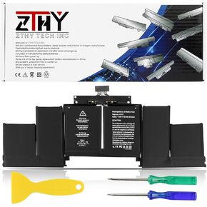 A1618 A1494 A1398 Laptop Battery Replacement for MacBook Pro 15 Inch Retina A1398 (Late 2013,Mid 2014,Early 2015) EMC 2910 2909 MJLQ2LL/A MJLT2LL/A MJU2LL/A MJLQ2CH/A MJLT2CH/A MJLU2CH/A 11.36V 99.5Wh