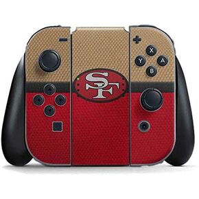 Skinit Decal Gaming Skin Compatible with Nintendo Switch Joy Con Controller - Officially Licensed NFL San Francisco 49ers Vintage Design