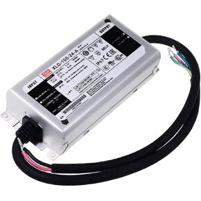 XLG-100-24-A Waterproof IP67 LED Driver, 24V 4A 96W Constant Power, UL Listed, 6KV Surge, -40°F to +140°F, for Indoor/Outdoor Industrial Lighting