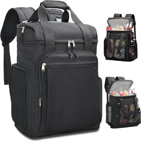 ESTARER Beach Cooler Backpack Large, 42 Can Insulated Backpack for Men & Women, Soft Leakproof Cooler Bag for Beach/Camping/Hiking/Picnic/Tavel/Outdoor