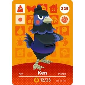 Ken - Nintendo Animal Crossing Happy Home Designer Amiibo Card - 225