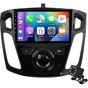 9 بوصة IPS شاش الشاشة Android 13 Stereo لـ Ford Focus 2012-2018 مع راديو Carplay & Android Auto 2+32GB ، دعم GPS ، WiFi 6 ، Bluetooth ، 5.4 ، راديو FM ، كاميرا احتياطية ، SWC ، USB المزدوج