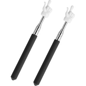 Telescopic Teacher Pointer, Extendable Handheld Pointer Finger Pointer Stick, Mini Classroom Pointer for Elementary School Kindergarten Teacher