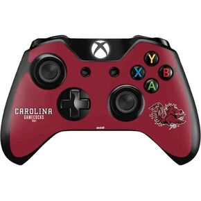 Skinit Decal Gaming Skin Compatible with Xbox One Controller - Officially Licensed College South Carolina Gamecocks Red Design
