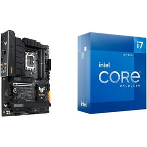 ASUS TUF B760-PLUS WIFI LGA1700 ATX Motherboard Bundle with Intel Core i7-12700K 12th Gen Desktop Processor