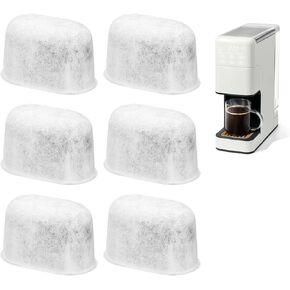6 حزمة استبدال مرشحات القهوة متوافقة مع Drew Barrymore Coffee Maker ، فلاتر مياه الفحم لآلات القهوة Drewbarrymore