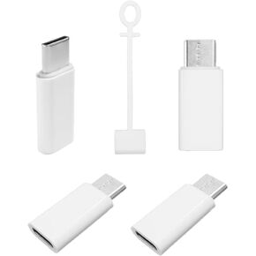 4 حزمة Lightning إلى محول USB C ، محول شحن سريع سريع الشحن ونقل البيانات لـ iPhone 15/16 Pro/Max/Plus ، Samsung S22/S23/S24 ، iPad Air ، Nintendo Switch