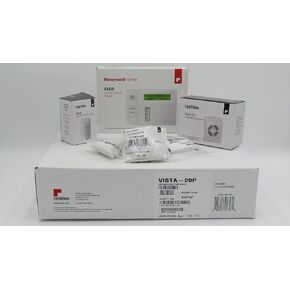 Honeywell Vista 20P Hardwired Security System Kit with 6160 Keypad, IS335 Motion Sensor, 3x 7939WG Contacts, Wave2 Siren