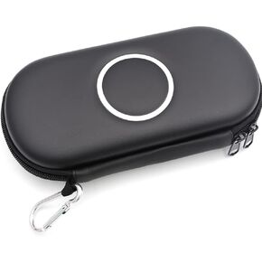 Protective Hard Carrying Case Cover for Sony PSP 1000 2000 3000 Game Console Pouch Storage EVA Portable Travel Organizer Bag Protector (Black)