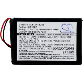 1300mAh Replacement Battery for Dualshock 4 Wireless Controller CUH-ZCT1H CUH-ZCT1U CUH-ZCT1E CUH-ZCT1J CUH-ZCT1K CUH-ZCT1M PN LIP1522