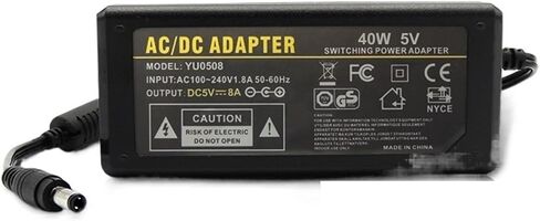 5V8A Switching Power Supply Adapter 5V8A LED Display Power DC Regulated Industrial Power Supply, YU0508 in Saudi Arabia