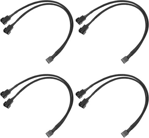 2 Pack 4 Pin PWM Splitter Cable 12Inch in Kuwait