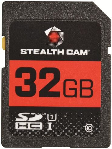 Stealth Cam SD Card - High-Speed Data Transferring Storage Game Trail Hunting Scouting Photo Video Recording Cameras, 16GB SD Card (4 Pack) w/Memory Card Storage Case in Saudi Arabia