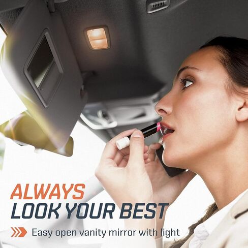 بديل واقي الشمس من جانب السائق الأيسر من SAILEAD متوافق مع Toyota Highlander 2008 2009 2010 2011 2012 2013 مع ضوء 74320-48490-E0، بيج in Kuwait