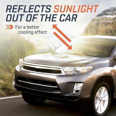 بديل واقي الشمس من جانب السائق الأيسر من SAILEAD متوافق مع Toyota Highlander 2008 2009 2010 2011 2012 2013 مع ضوء 74320-48490-E0، بيج in Kuwait