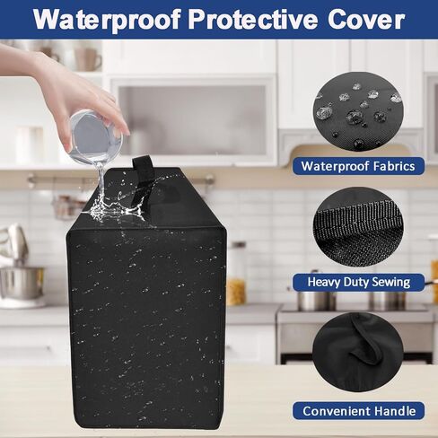 غطاء غبار قهوة صانع القهوة لـ Ninja Pod & Grounds Tervance Single-Seve Maker PB051/PB051GB/PB051SG/PB051ST ، حالة غلاف واقية من آلة القهوة المقاومة للماء (أسود) in Saudi Arabia