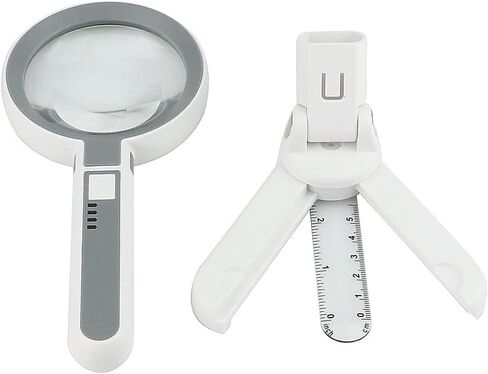 Charging Handheld Desktop Magnifying Glass Scale Measurement Reading in Saudi Arabia