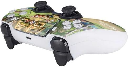 Skinit Skinit Gaming Gaming Contains مع وحدة تحكم PS5 - الورود البيضاء ديزني المرخصة رسميًا وتصميم صورة ظلية in Kuwait
