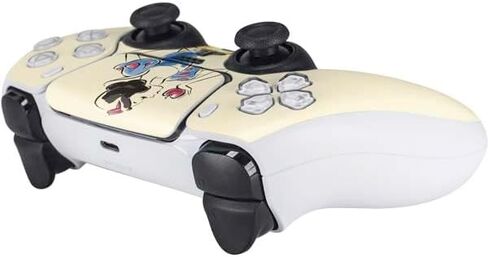 Skinit Skinit Gaming Gaming Contains مع وحدة تحكم PS5 - الورود البيضاء ديزني المرخصة رسميًا وتصميم صورة ظلية in Kuwait