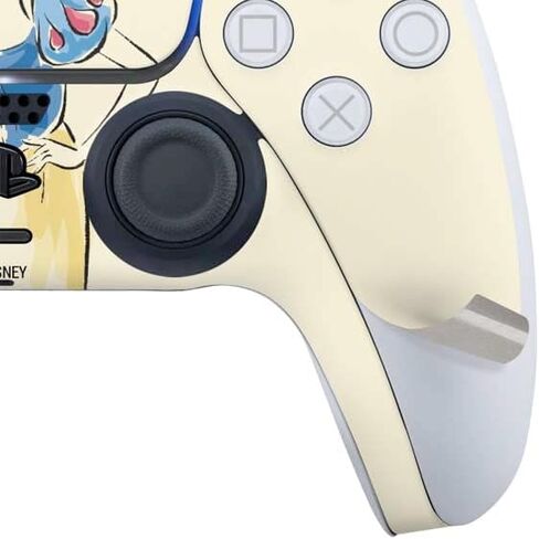Skinit Skinit Gaming Gaming Contains مع وحدة تحكم PS5 - الورود البيضاء ديزني المرخصة رسميًا وتصميم صورة ظلية in Kuwait