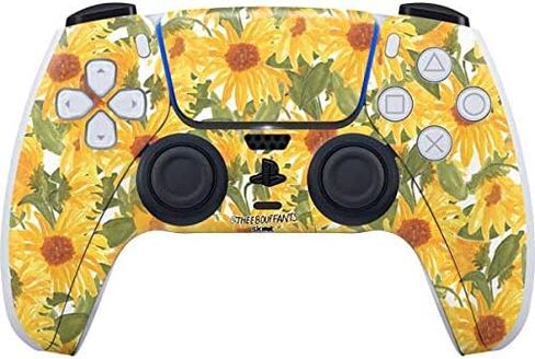 Skinit Skinit Gaming Gaming Skiner مع وحدة تحكم PS5 - بوبانتس مرخص رسميًا وتصميم عباد الشمس القلوب المكسورة in Kuwait