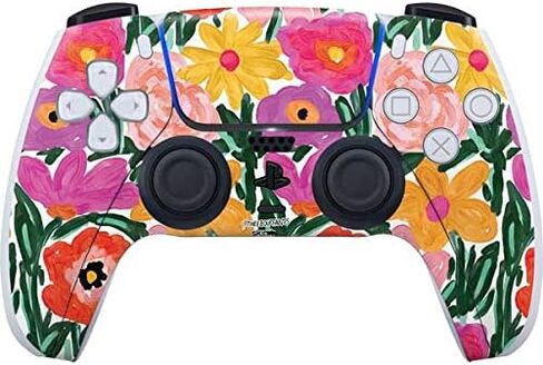 Skinit Skinit Gaming Gaming Skiner مع وحدة تحكم PS5 - بوبانتس مرخص رسميًا وتصميم عباد الشمس القلوب المكسورة in Saudi Arabia
