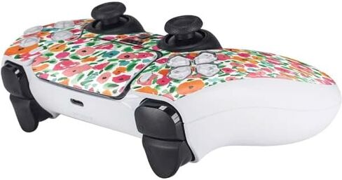 Skinit Skinit Gaming Gaming Skiner مع وحدة تحكم PS5 - بوبانتس مرخص رسميًا وتصميم عباد الشمس القلوب المكسورة in Kuwait