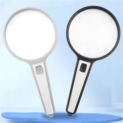 Handheld Large Lens LED Light Handheld Reading Magnifying Glass(D) in Saudi Arabia