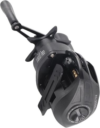 بكرة Baitcasting ، سرعة الدوارة الذهبية عالية ، نظام الفرامل لخط الانفجار ، الجسم المعدني القوي ، مثالي لعشاق الصيد ، المعادن والنايلون ، الأسود ، 260 جم in Saudi Arabia
