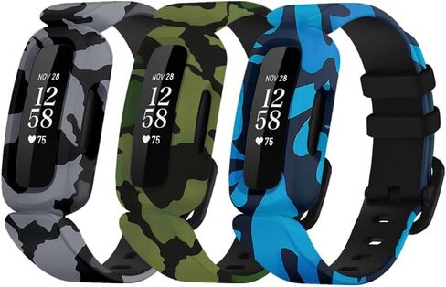 متوافق مع أحزمة استبدال فرقة Fitbit Ace 3 للأطفال الفتيات الفتيات ، حزام سبورت سليمة الصديق للبشرة in Kuwait