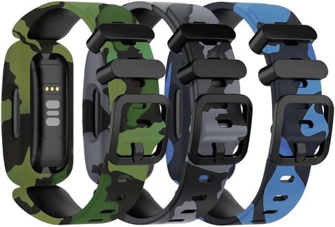 متوافق مع أحزمة استبدال فرقة Fitbit Ace 3 للأطفال الفتيات الفتيات ، حزام سبورت سليمة الصديق للبشرة in Kuwait