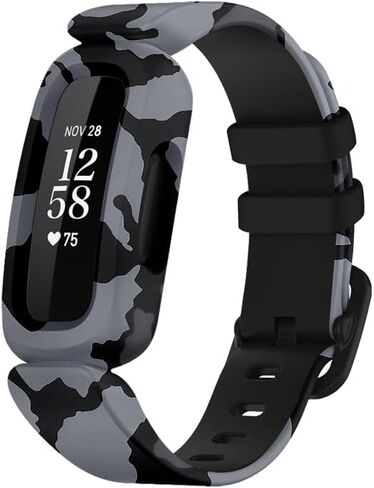 متوافق مع أحزمة استبدال فرقة Fitbit Ace 3 للأطفال الفتيات الفتيات ، حزام سبورت سليمة الصديق للبشرة in Kuwait
