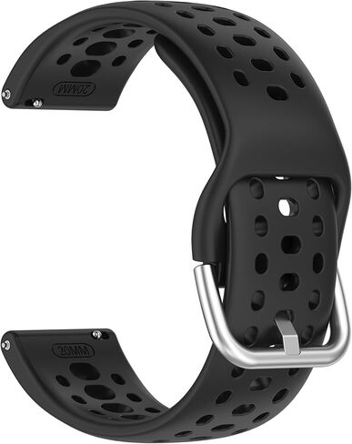 استبدال النطاق لـ Amazfit Active 2 1/GTS 2 2E 3 4 4 Mini/GTR Mini/GTR 42mm ، استبدال سليكون سريع الإصدار 20 مم لـ Amazfit Bip 3/3 Pro/U Pro/S/S Lite/Lite in Kuwait